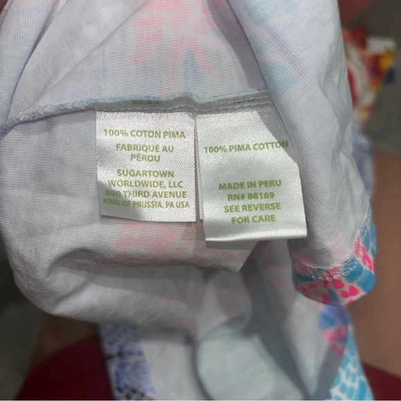 Lilly Pulitzer Blue and White Sleeveless Sundress - Picture 13 of 14